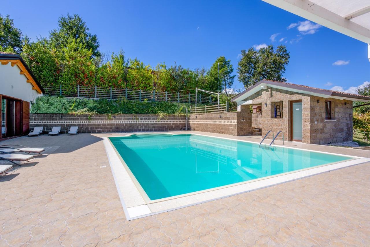 Villa Santoro Ai Tre Ulivi Con Piscina Privata Caiazzo Екстериор снимка